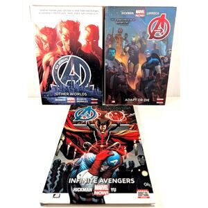 Marvel Now~NEW AVENGERS Comics Series by Hickman HC vol.3,5,6~Other Worlds...